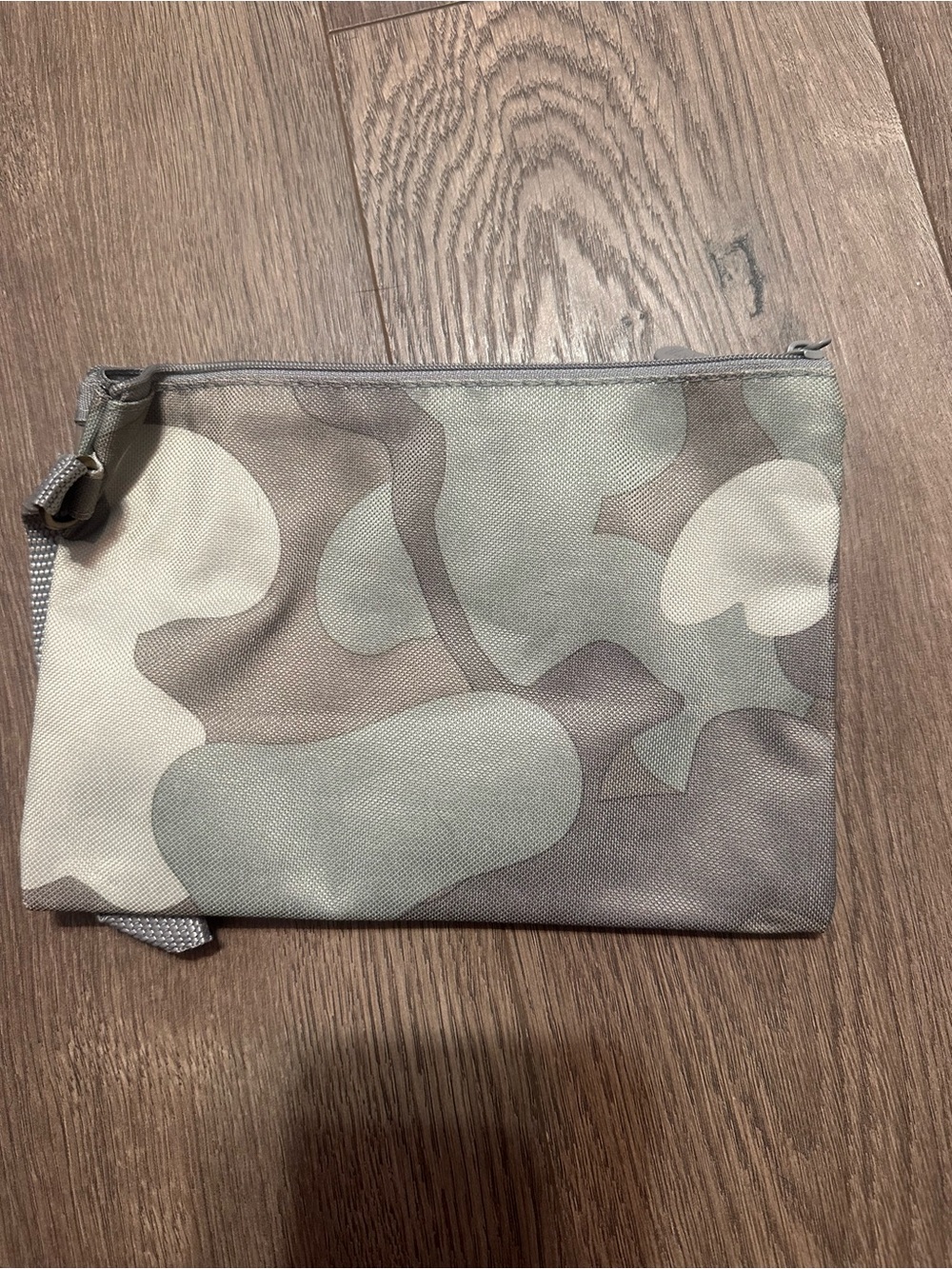 thirty-one Camo Print Cosmetic Pouch in Tan, Brown, Gray